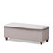 Baxton Studio Marlisa Walnut Wood and Beige Tufted Storage Ottoman Bench 150-8737 - alternate 1